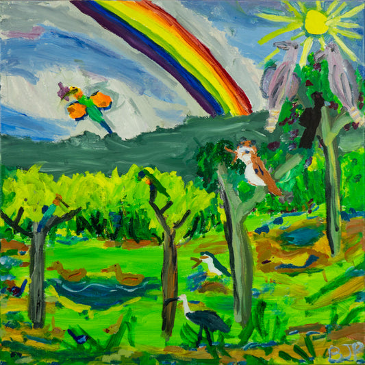 AFTER THE RAIN, THERE'S A RAINBOW BEE EATER