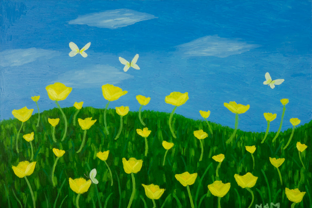 FLOWERS AND BUTTERFLIES