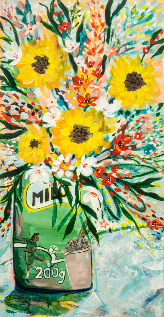 FLORAL VEGEMITE AND FLORAL MILO