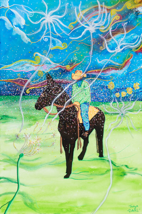 HORSE RIDER (WISHING FOR A FALL OF CONFETTI DURING CHRISTMAS IN AUSTRALIA)